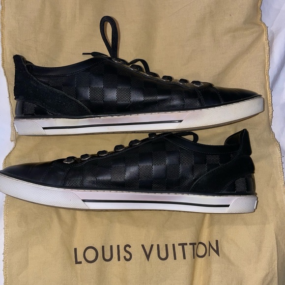 LOUIS VUITTON DAMIER GRAPHITE AVENTURE ZIP UP SNEAKERS - Picture 6 of 9